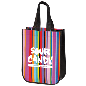 TO7287
	-MINI multi-stripe RECYCLED TOTE
	-Multi-colour (as illustrated)